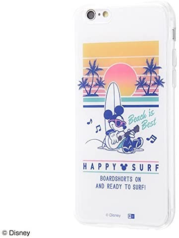 Rakuten - iPhone 6s ケース/iPhone 6 ケース /『ディズニー』/TPU スマホケース 背面パネル/『ミッキーマウス/夏の夕日』(キャラクターグッズ)