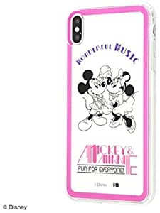 iPhone XS Max ケース /『ディズニー』/TPU スマホケース 背面パネル/『ミッキーマウス ミニーマウス/Party time!!』_1(キャラクターグッズ)