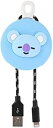 BT21 ライトニングケーブル KOYA 充電 データ転送 対応 MFi認証 ビーティ—トゥエンティワン バッグチャーム風 公式ライセンス/正規代理店品/ KCL-BJT005(キャラクターグッズ)