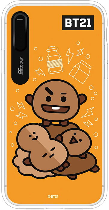 並行輸入品/iPhone XS/X ケース BT21 GRAPHIC LIGHT UP CASE SHOOKY（ビーティ?イシビル グラフィックライトアップケース）光る アイフォン カバー ユニバ?スター ラインフレンズ(キャラクターグッズ)