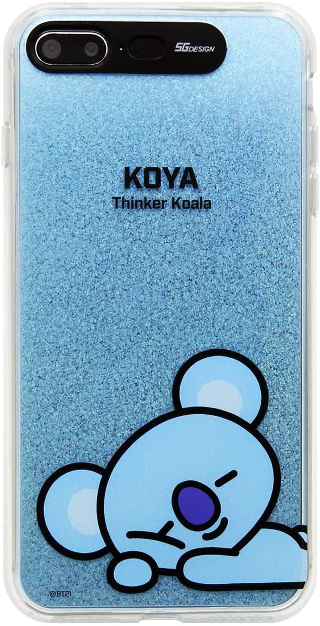 Rakuten - BT21(ビーティー21) iPhone 8/7 BT21 LIGHT UP BASIC_KOYA KCB-LUB005 ブルー H138.4×W67.3×D7.3mm(対応機種サイズ)(キャラクターグッズ)