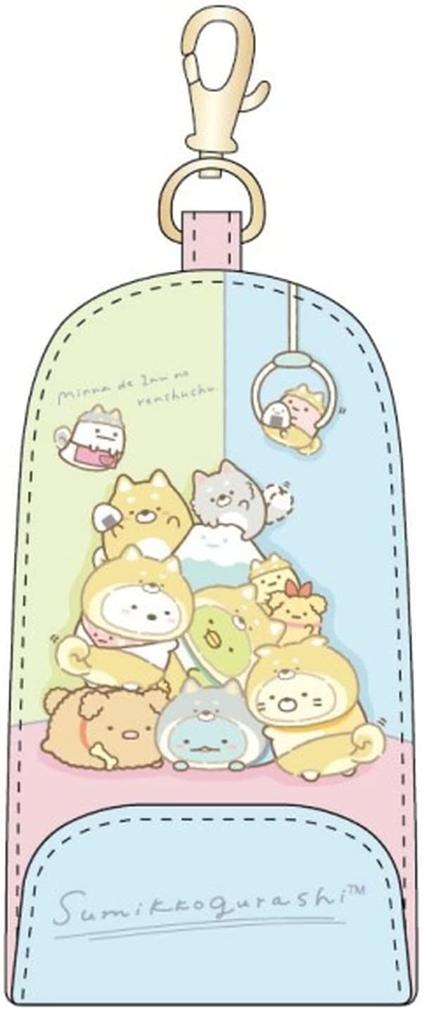 Rakuten - すみっコぐらし リール付キーケース / キーホルダー 伸び縮み 集合 (キャラクター グッズ)