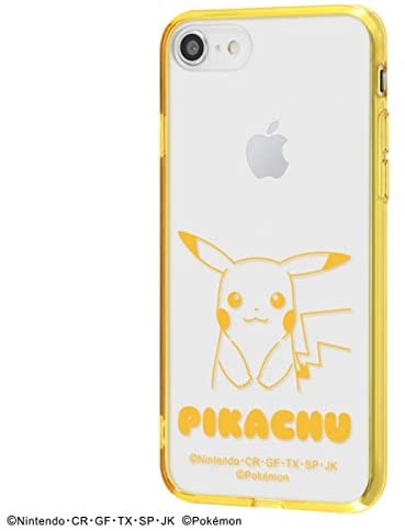 レイアウト iPhone SE(第2世代)/8/7用ハイブリッドケース ポケットモンスター Charaful ピカチュウ RT-PP24UC/PKM(キャラクターグッズ)