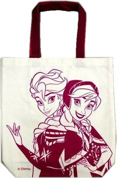 Rakuten - ディズニー　アナと雪の女王　帆布トートバッグ　キャンパストート 　アナ＆エルサ(キャラクター グッズ)