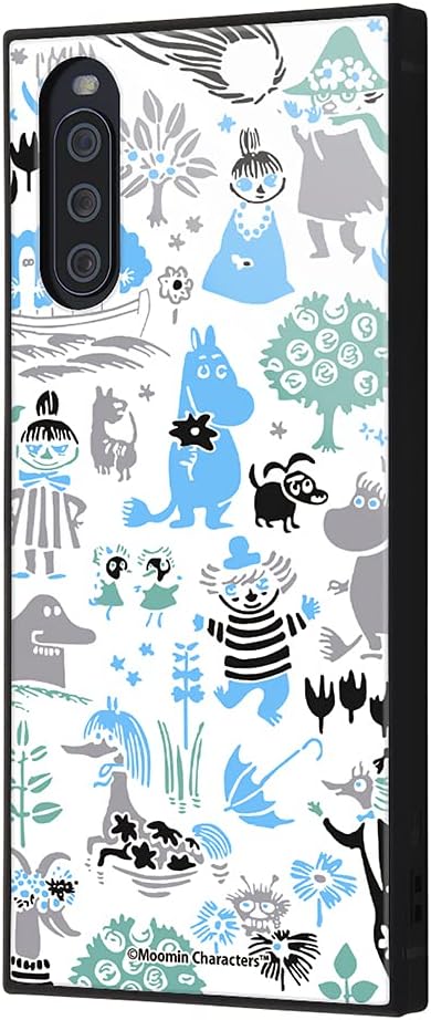 Rakuten - イングレム Xperia 10 III、Xperia 10 III Lite ケース 耐衝撃 カバー KAKU ムーミン MOOMIN パターン_2(キャラクターグッズ)