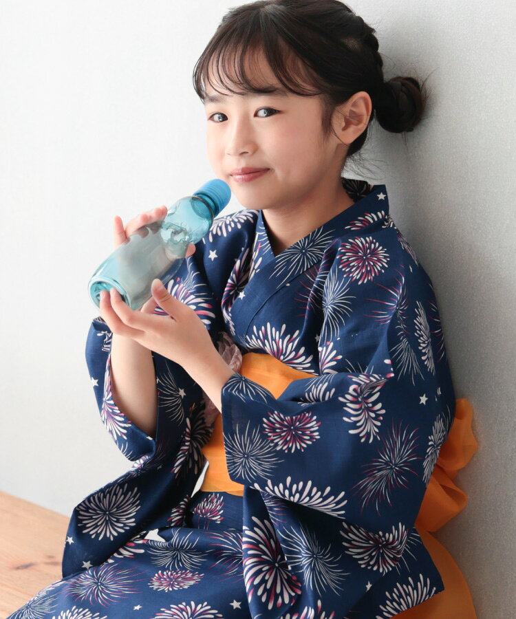 楽天市場】140cm（柄花火）（浴衣セット｜和服）：キッズファッション