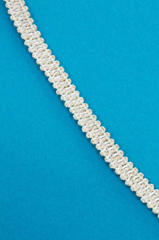 ブレード 10mm ゴールド ゴールド×ホワイト シルバー×ホワイト全3色 1m単位販売【...
