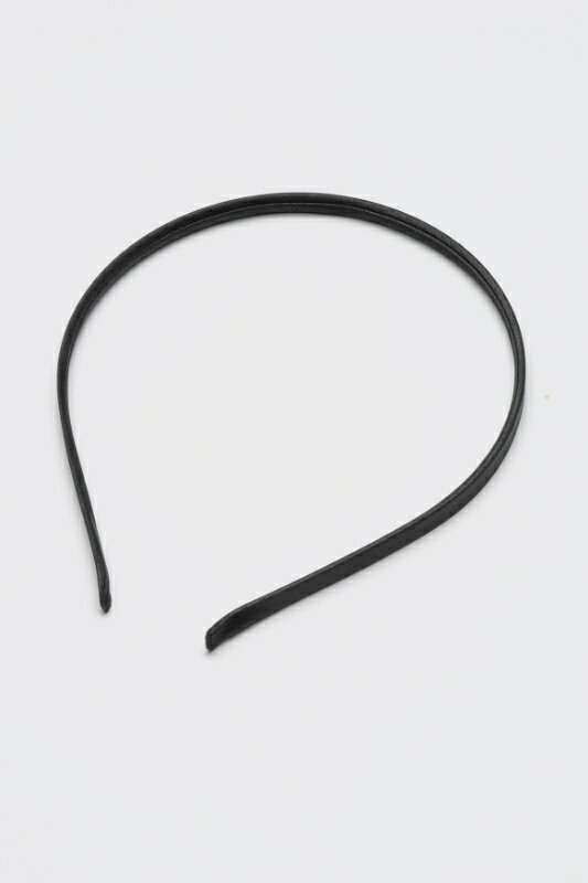 乐天商城 - サテン巻カチューシャ　ブラック