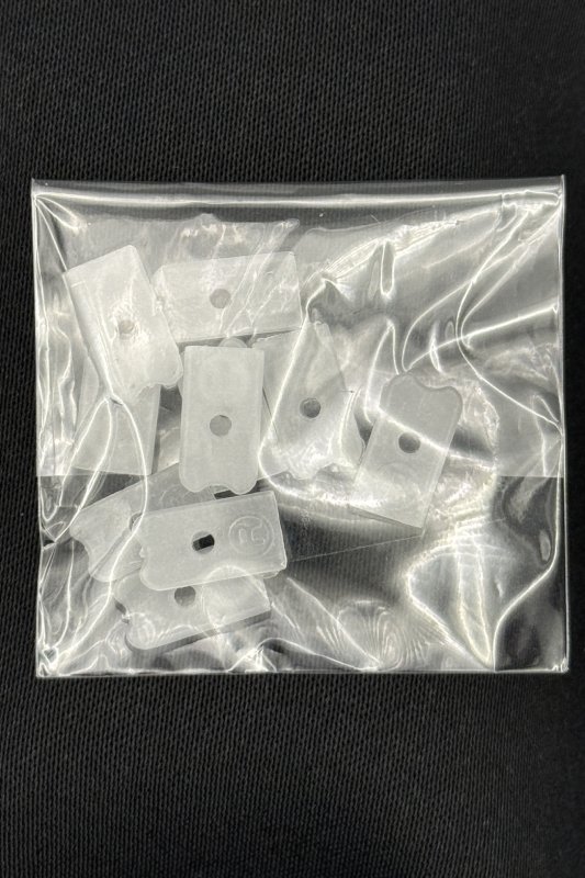 ボーンキャップ　ホワイト　8mm幅　10個入