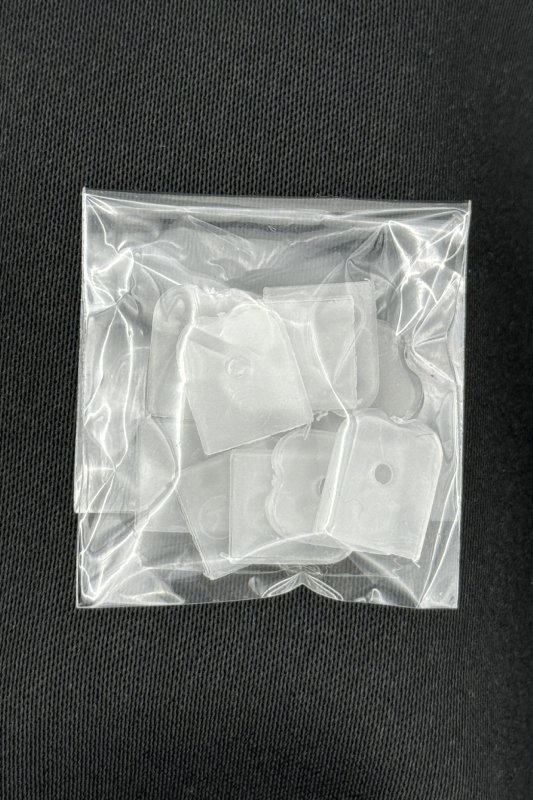 ボーンキャップ　ホワイト　12mm幅　10個入