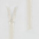 YKK フラットニットファスナー 20cm カラーNo.801 生成