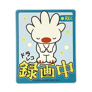 ていぬ カーマグネット(ドライブレコーダー) 北海道 札幌市 手稲区 ゆるキャラ ご当地キャラ オリジナルグッズ