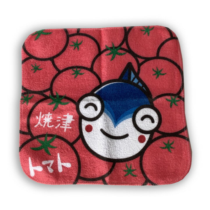 やいちゃん タオルハンカチ（トマト） 静岡県 焼津市 ゆるキャラ ご当地キャラ オリジナルグッズ