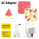 (5/9 20:00〜5/16 01:59 15%OFFクーポン配布) スイカ ACアダプタ USB Type-C Type-A 2台同時充電可能 コンセント ...