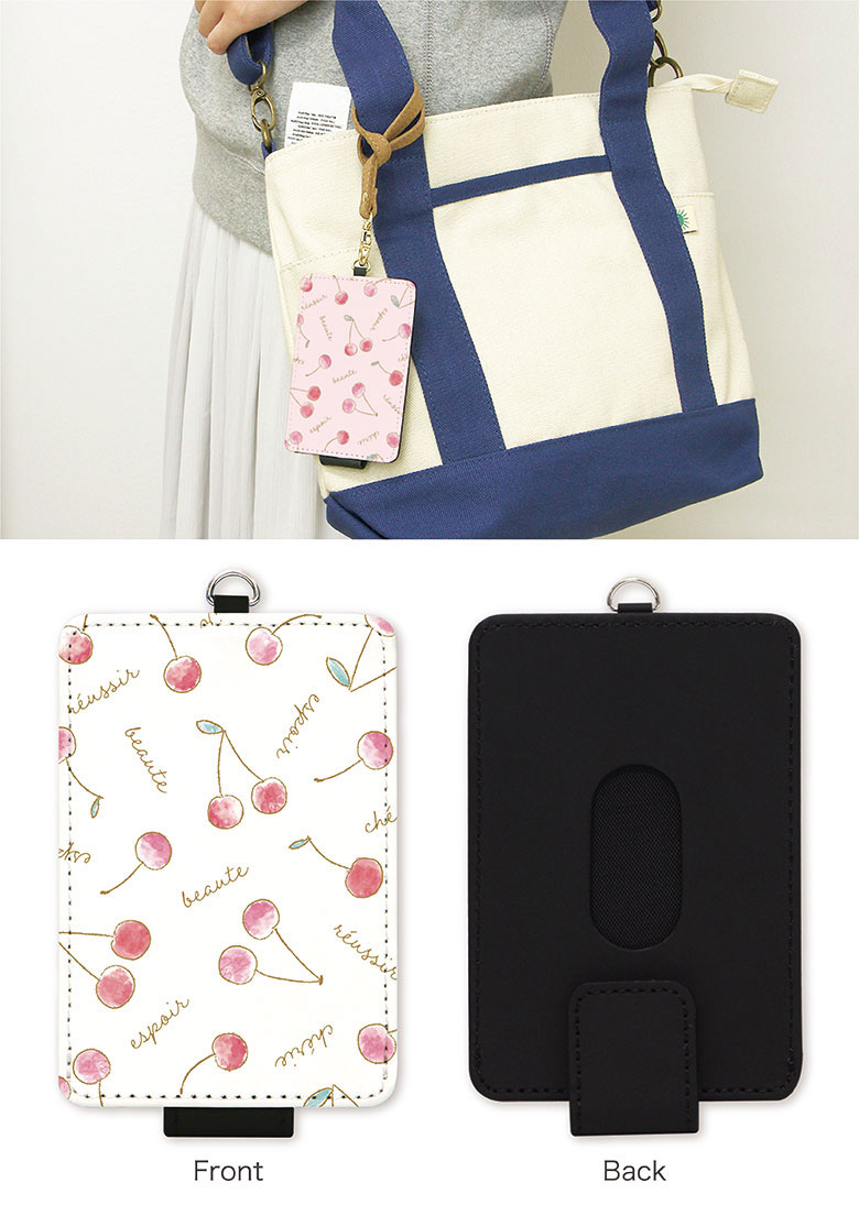 (15%OFFクーポン配布中 P×5 11日01:59まで) Cherry ICカードケース パスケース 通...