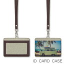 No76 Summer IDカードホルダー ネックストラップ付き ICカードケース ICOCA Suica icカード ケース パス 定期入れ|パスモケース 定...