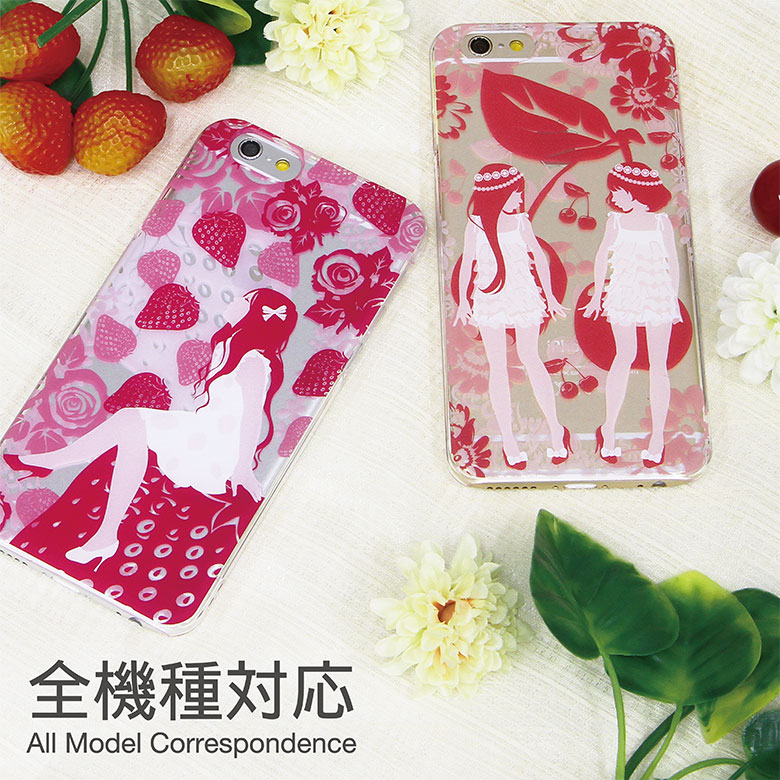Rakuten - iPhoneX iPhone7ケース iPhone7 Plus ケース 多機種対応 スマホケース fruitsprincess| クリアケース アイフォン7 iPhone6 iPhone SE Xperia かわいい おしゃれ