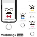 (7/4 20:00-7/11 01:59 15%OFFクーポン) ヒゲネクタイ スマホの落下防止 マルチリングプラス Lサイズ スマホケースに挟むだけ 当店オ...