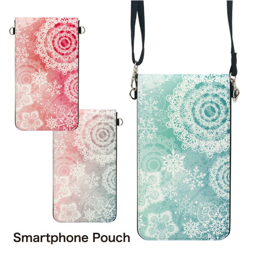 (5/30限定 15%OFFクーポン) No70 snow crystal スマホポーチ スマートフォンポシェット ポシェット iPhone Android タッチ操作対応 ショルダーベルト 肩掛け 斜め掛け ポーチ 合皮 帆布 ジャケット 雪の結晶 冬 クリスマス 大人女子 かわいい d:eve | スマホショルダー (5/30限定 15%OFFクーポン) No70 snow crystal スマホポーチ スマートフォンポシェット ポシェット iPhone Android タッチ操作対応 ショルダーベルト 肩掛け 斜め掛け ポーチ 合皮 帆布 ジャケット 雪の結晶 冬 クリスマス 大人女子 かわいい d:eve | スマホショルダー