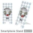 ディズニー モバイルスタンド アクリル キャラクター グッズ スマホスタンド スマホ立て ふしぎの国のアリス アリス 水色 グレー 薔薇 シンプル 可愛い かわ...