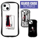 (6/27 01:59まで15%OFFクーポン) ディズニー iPhone 13 ハイブリッドケース iPhone13 スマートフォン シンプル ケース ガラス 9H 101匹わんちゃん クルエラ ダルメシアン テレフォン ホワイト ガラスケース カバー スマホケース スマホ ジャケット アイフォン 13 アイホン