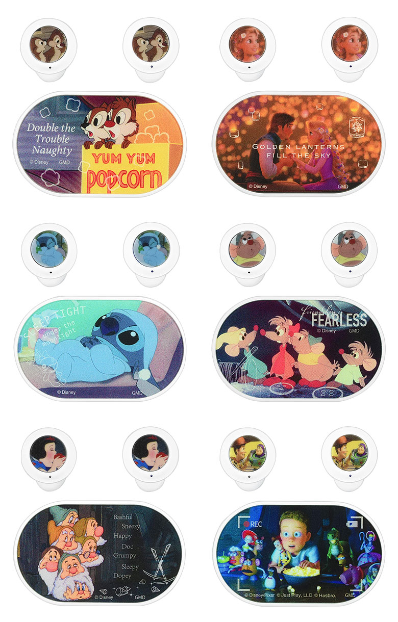 Disney Pixar ワイヤレスイヤホン 充電ケース付き Bluetooth 5.0 スティッチ ジャ...