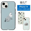 ムーミン IIIIfit ハードケース iPhone14 キャラクター スマホケース ケース moomin シンプル リトルミイ ブルー ベージュ カバー iPhone13 ジャケット かわいい おしゃれ アイホン アイフォン iPhone 14 6.1インチ ハードカバー