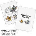 トムアンドジェリー マウスパッド キャラクター グッズ 雑貨 トム ジェリー ニュアンスカラー トムとジェリー みんな 白色 ホワイト アメリカ 海外 Tom Jerry マウス パッド 滑り止め付き オシャレ パネル ハードタイプ