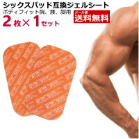シックスパッド対応互換ジェルシート(腰、腕、脚用)2枚セットSIXPAD純正品ではありません【メール便送料無料】シックスパック【代引き不可】【02P09Jul16】