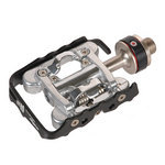 wellgo 『WPD-M17C_QRD2』WPD-M17C QRD2 クリップレスシティペダル シルバー/ブラック 125-00062