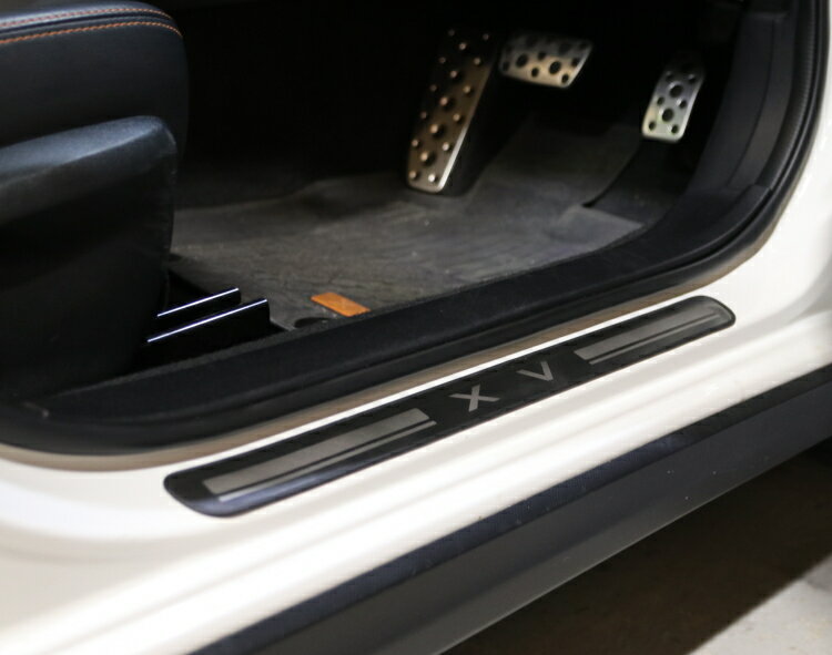 スバル XV GT系 ステンレス スカッフプレート ステップガード ドアシル パーツ アクセサリー SUBARU G