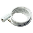 GIZA PRODUCTS(ギザプロダクツ) LKW17101 WL147 ケーブルロック 1800mm ホワイト LKW17101