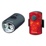 ☆12/25はP8倍!*エントリーでポイントアップ!*☆TOPEAK(トピーク) LPF15400 ミニ USB コンボ フロントライト+リアライトセット LP...