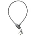 ニッコー 『N641W-600KK』N641W 600KK スケルトン錠 ワイヤーロック ブラック SZ-23364162