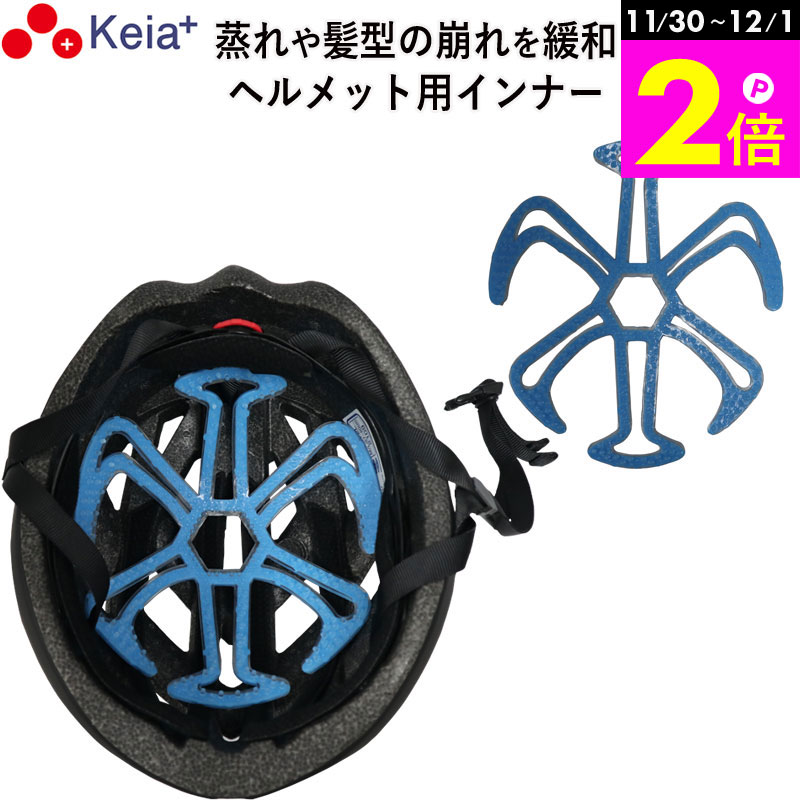 \11/30-12/1までP2倍/ 【メーカー公式】 ヘルメット インナー 涼シート パッド ライナー 夏 涼しい 自転車 バイク 蒸れ 髪型の崩れ クール 熱...
