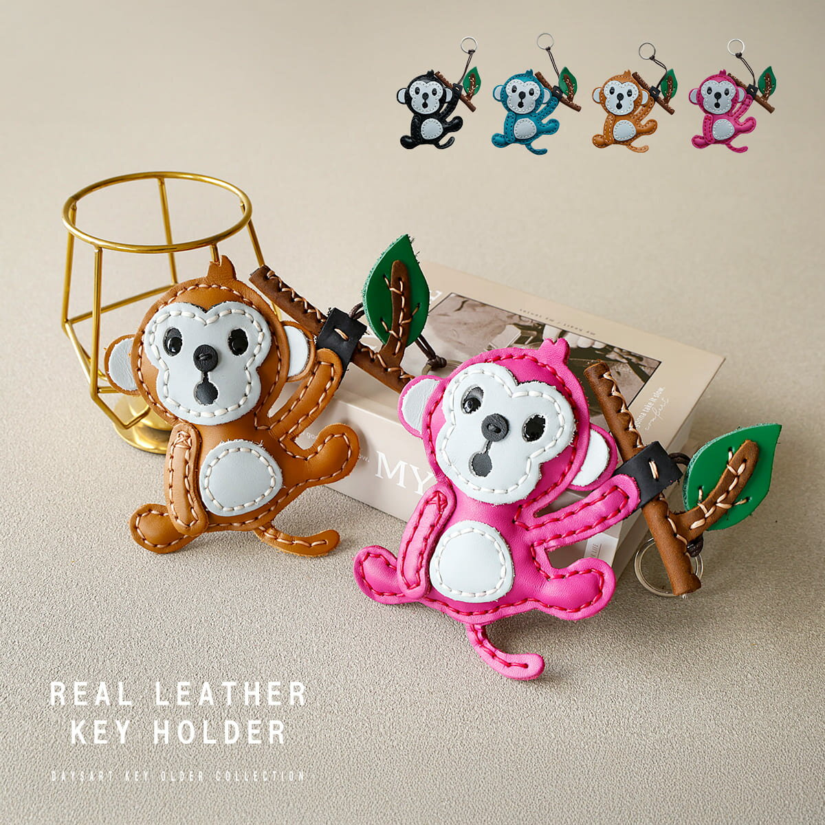 楽天市場】猿 キーホルダー（財布・ケース｜バッグ・小物・ブランド