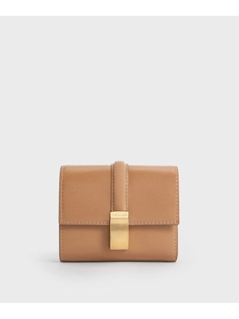 Wisteria ウィステリア メタリックアクセントウォレット CHARLES & KEITH チャールズアンドキース 財布..