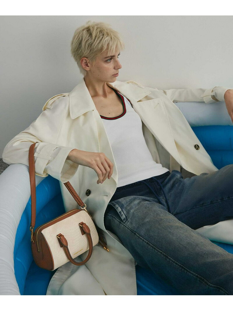 Everleigh エベルレイ ツートーンボウリングバッグ CHARLES & KEITH チャールズアンドキース バッグ ト..