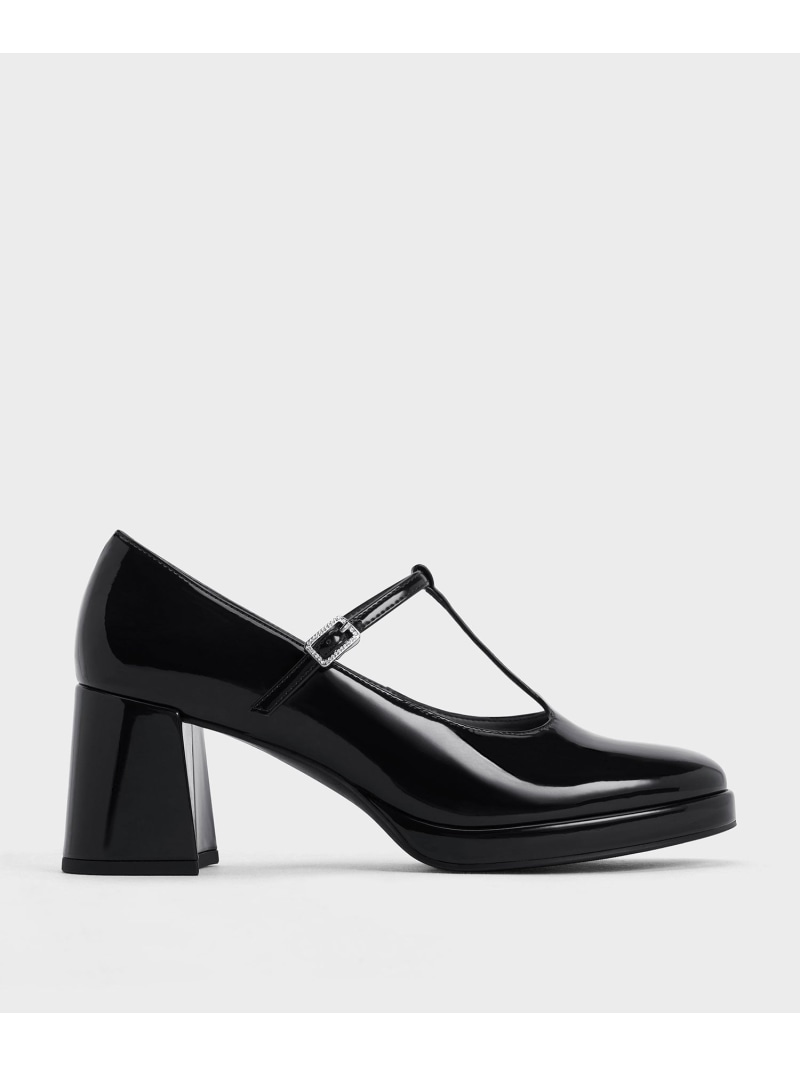 乐天商城 - 【SALE／50%OFF】クリスタルバックル Tバーメリージェーンパンプス CHARLES & KEITH チャールズアンドキース シューズ・靴 パンプス【RBA_E】【送料無料】[Rakuten Fashion]