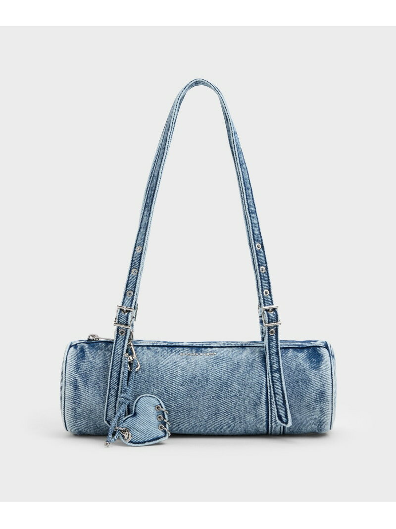 Rakuten - Rey レイ デニム ロングショルダーバッグ CHARLES & KEITH チャールズアンドキース バッグ ショルダーバッグ【送料無料】[Rakuten Fashion]