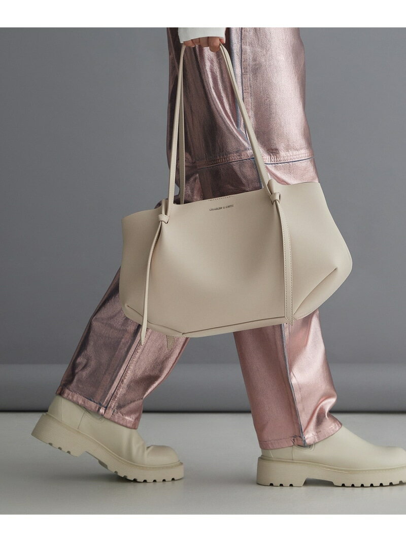 Calla カルラ トートバッグ CHARLES KEITH チャールズアンドキース バッグ トートバッグ ブラウン ブラック【送料無料】 Rakuten Fashion