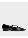 Pauline ポリーン ボウポインテッドトゥバレリーナ CHARLES & KEITH チャールズアンドキース シューズ・靴 バレエシューズ ブラック【送料無...