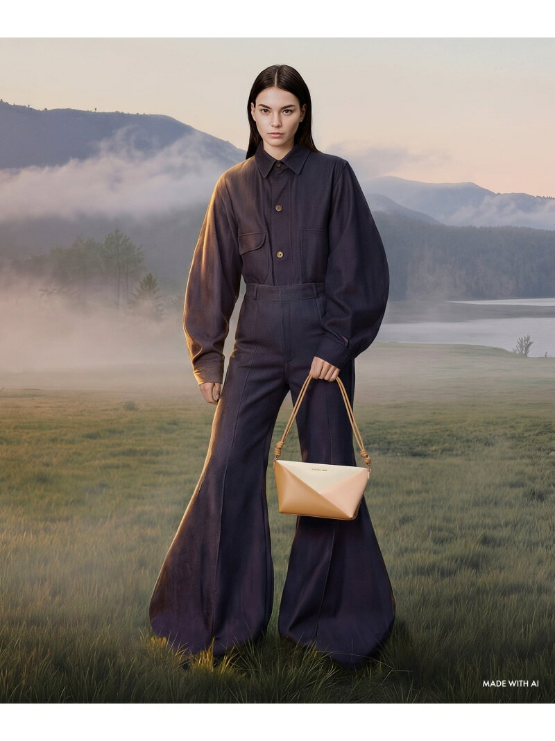 Midori ミドリ カラーブロッククロスボディーバッグ CHARLES & KEITH チャールズアンドキース バッグ ショルダーバッグ【送料無料】[Rakuten Fashion]