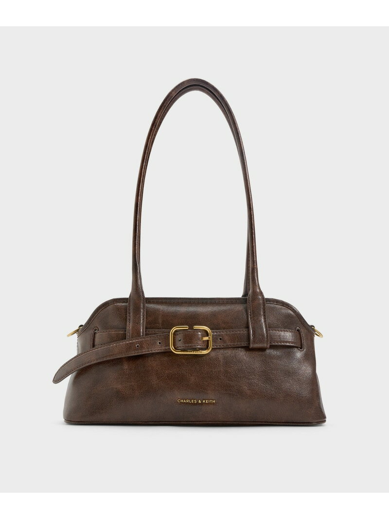 Rakuten - Victoria ヴィクトリア ベルトイロンゲイティッドショルダーバッグ CHARLES & KEITH チャールズアンドキース バッグ ショルダーバッグ【送料無料】[Rakuten Fashion]