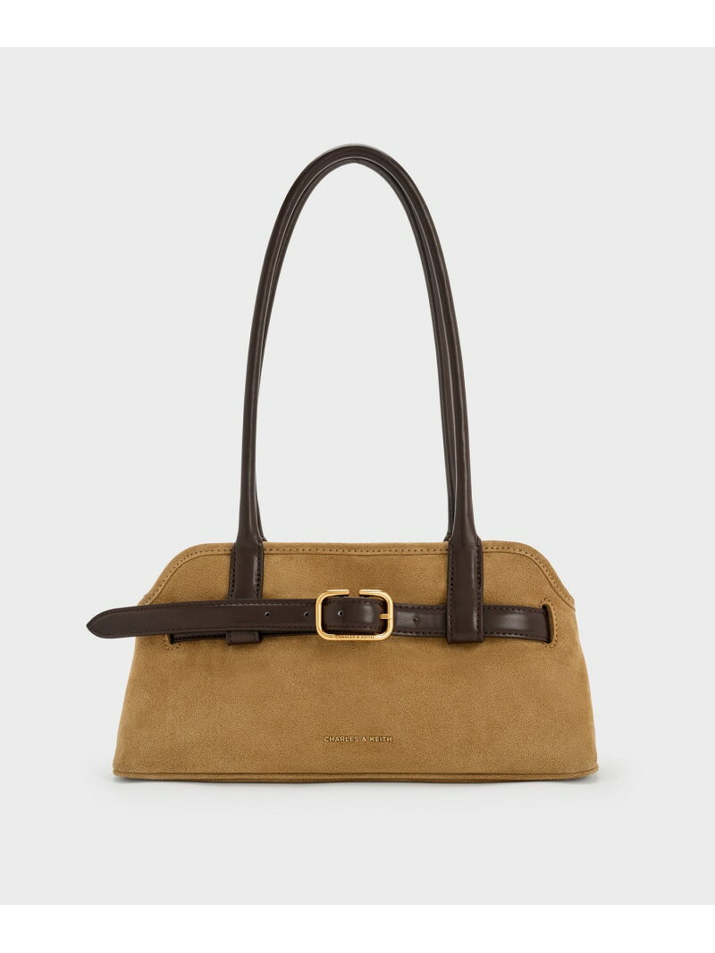 乐天商城 - Victoria ヴィクトリア ベルトイロンゲイティッドショルダーバッグ CHARLES & KEITH チャールズアンドキース バッグ ショルダーバッグ【送料無料】[Rakuten Fashion]