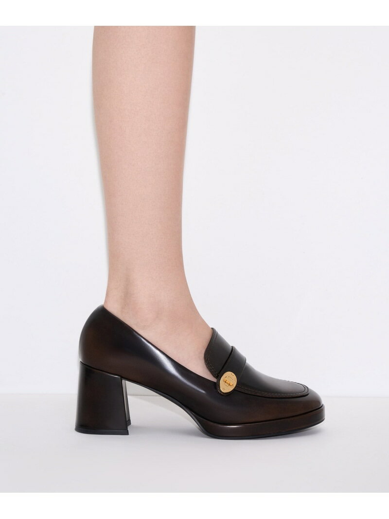 メタリックアクセント ローファーパンプス CHARLES & KEITH チャールズアンドキース シューズ・靴 ロー..