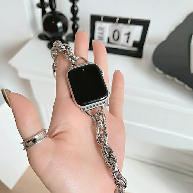 apple watch10 バンド ステンレス ベルト アップルウォッチ SEバンド 40mm 44mm 42mm 46mm チェーン スリム