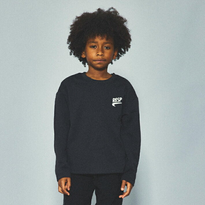 其它 - 20%OFF SALE セール RESP ワンポイント LONG SLEEVE TEE 16rscs-02 【子供服 トップス 長袖 Tシャツ カットソー キッズ ブランド 男の子 スポーツ 速乾 アクティブ おしゃれ 130 140 150 160】