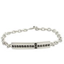 LARA Christie ブレスレット バングル シルバーアクセサリー メンズ ロイヤル クロス BLACK Label b3116-b(4)