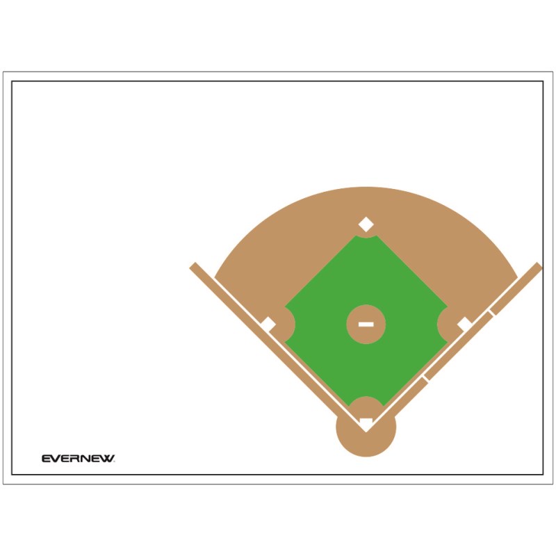 エバニュー EKD922-8 カラー作戦板スタンド付 【野球色】 4934048570439 EVERNEW 学校体育器具【 (到着までの最短納期はメーカーに確認後、ご連絡いたします)】